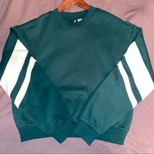 H&M Division Green sweatshirt size small